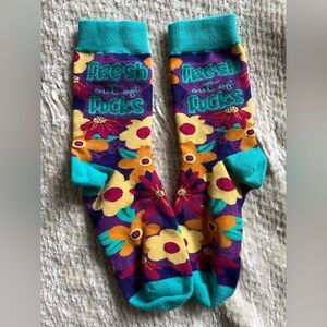 Swearing Fun Floral Women’s Socks